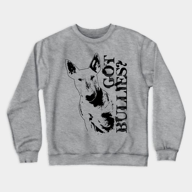 Bull Terrier  - Bully Crewneck Sweatshirt by Nartissima